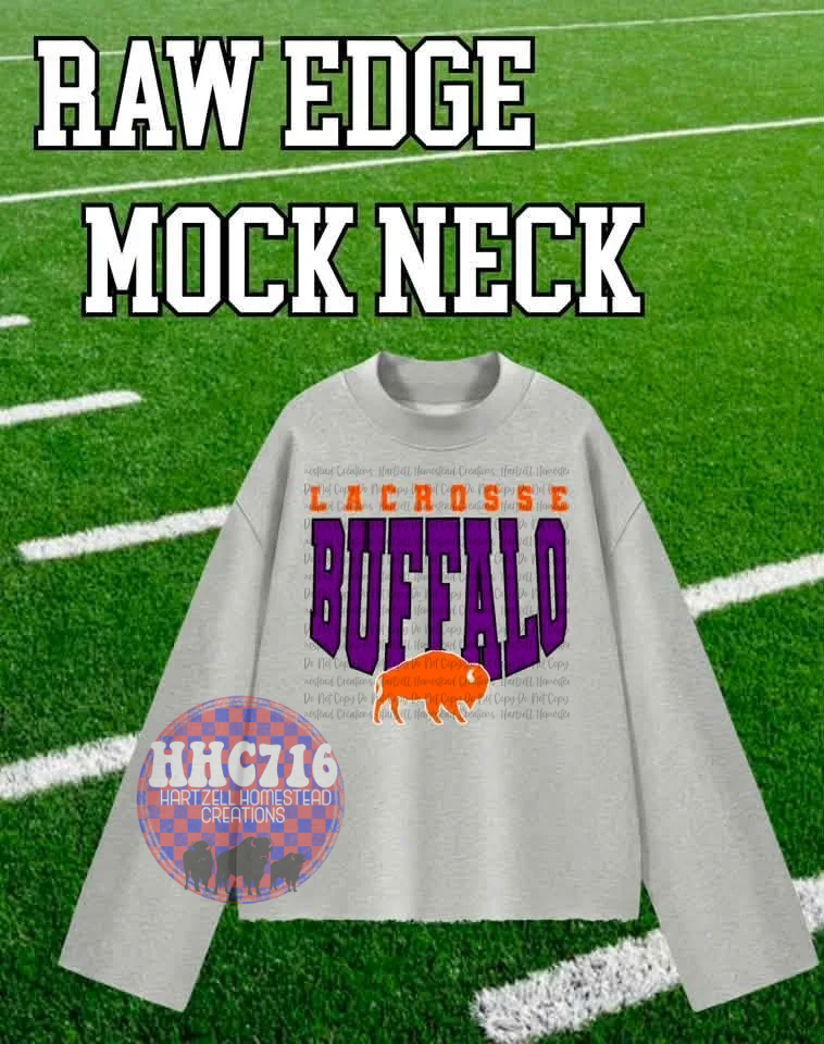 Buffalo Lacrosse Mock Neck