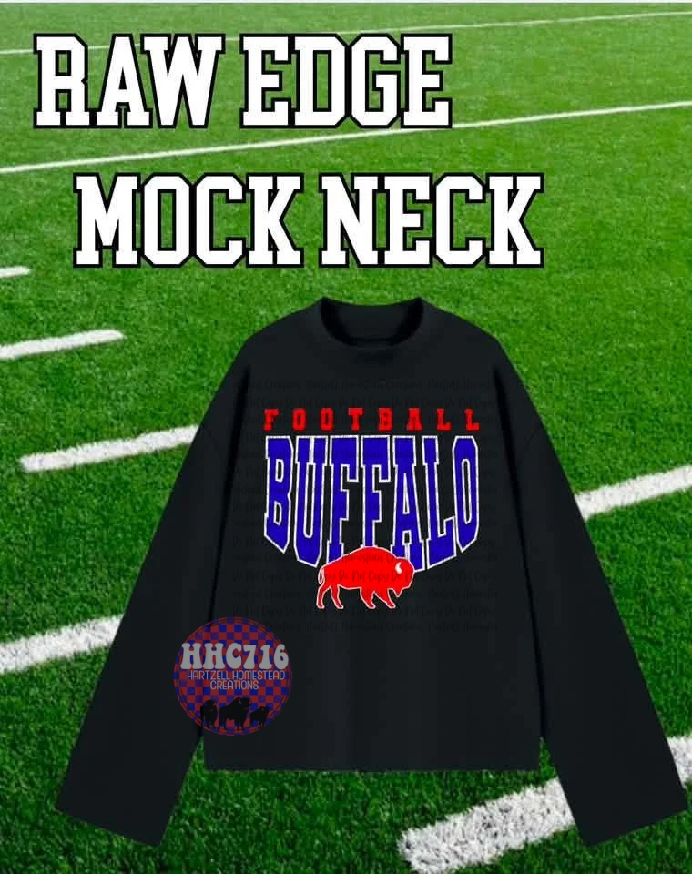 Buffalo Football Mock Neck