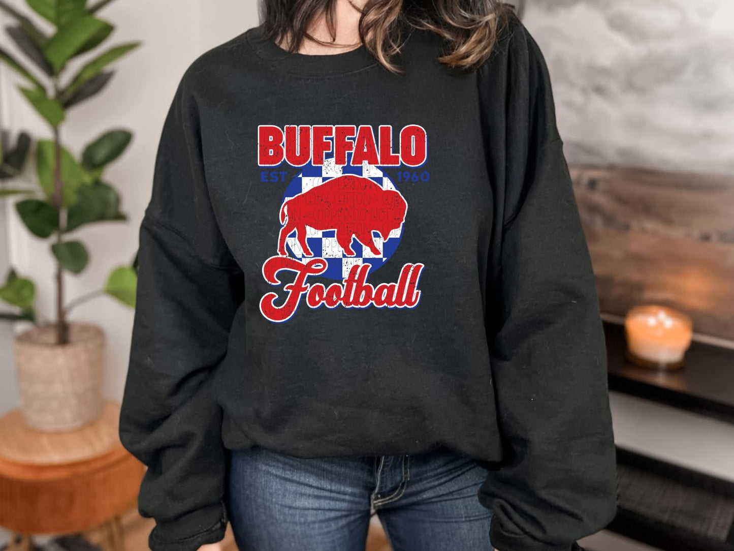 Buffalo Football Checkered