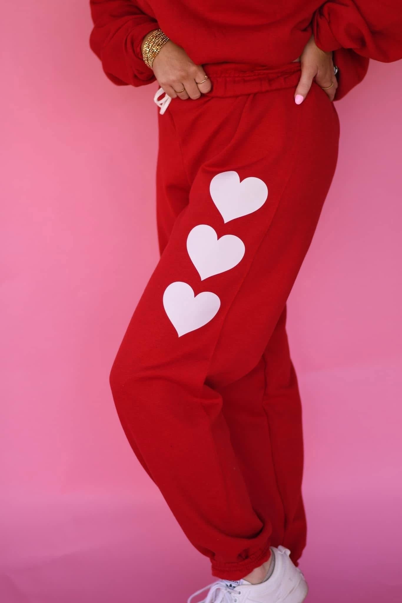 Vday Heart Joggers