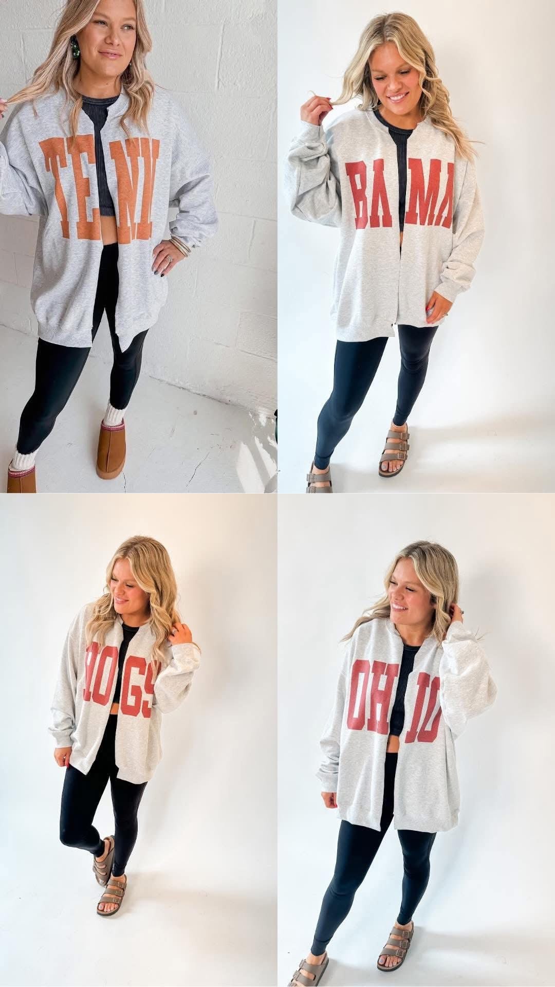 Crewneck cardigan