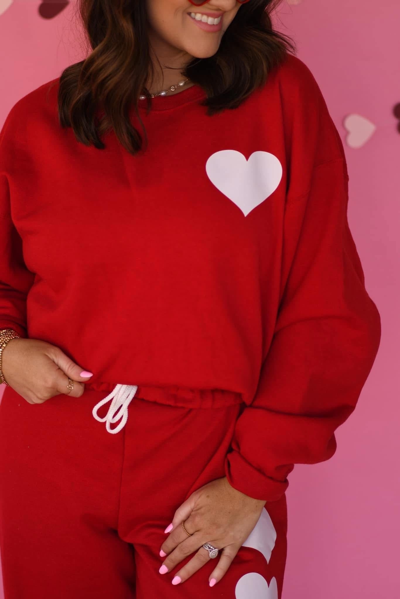 Vday Heart Crewneck