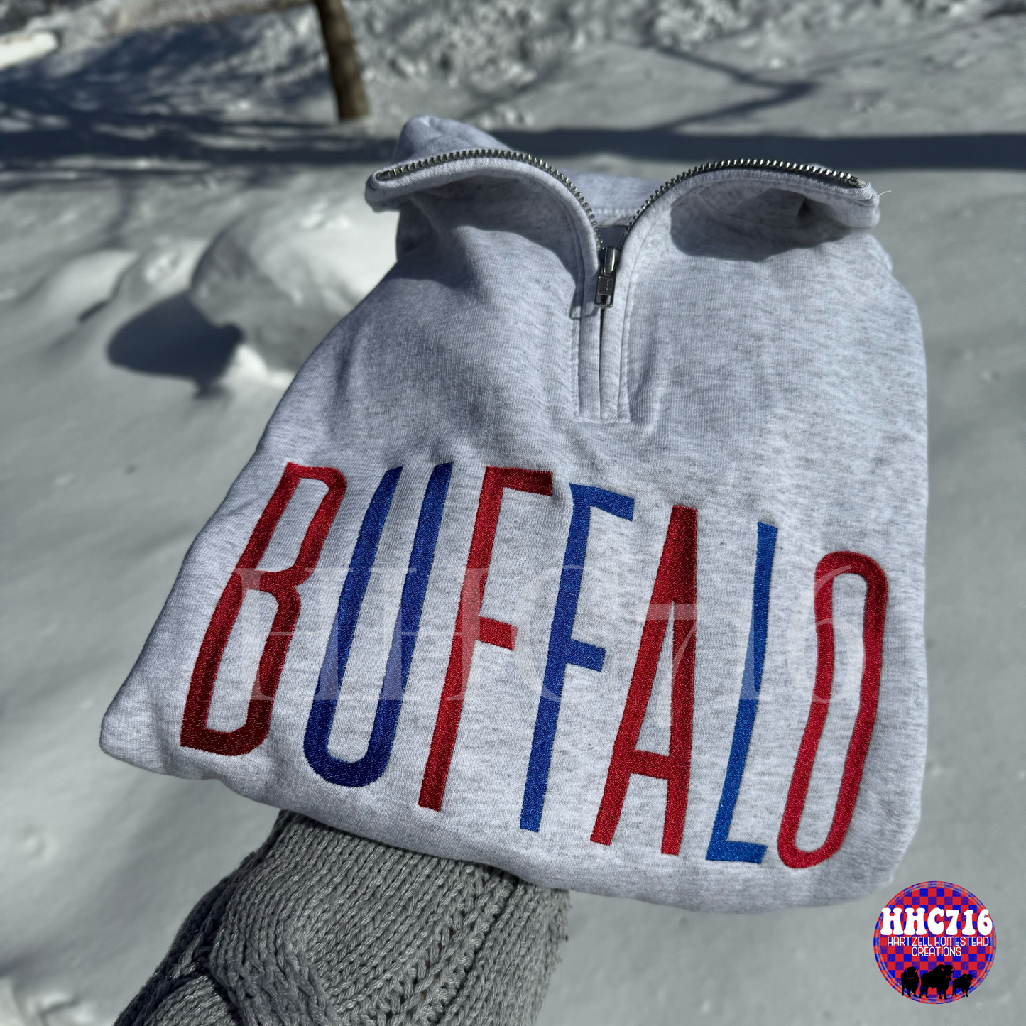 Buffalo Embroidered Quarter Zip