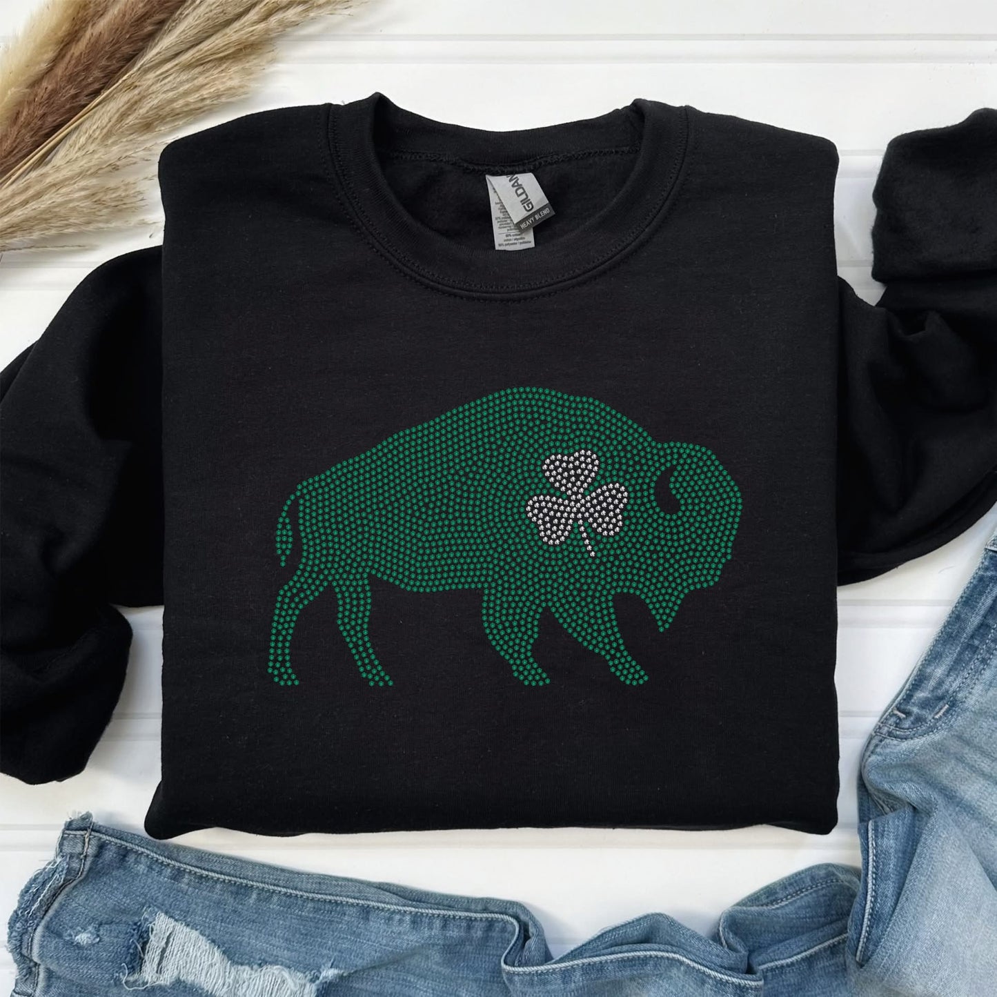 Green buffalo sparkle