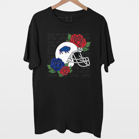Floral Buffalo Helmet