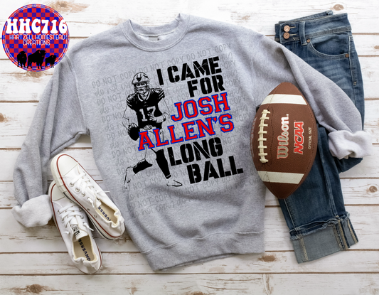Josh Allen's Long Ball
