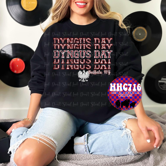Dyngus Day Stacked Sparkle