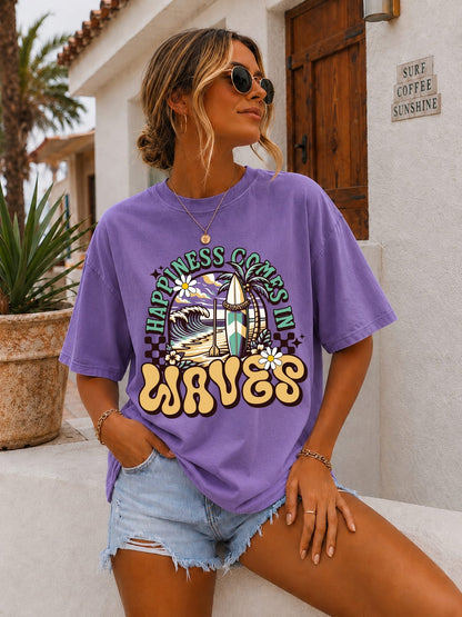 Happiness Comes In Waves