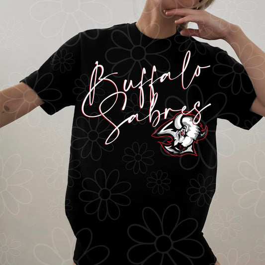 Buffalo Sabres Red/Black Script