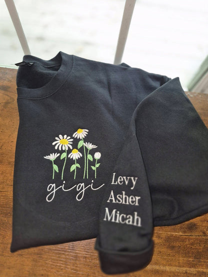 Daisy Name Sleeve