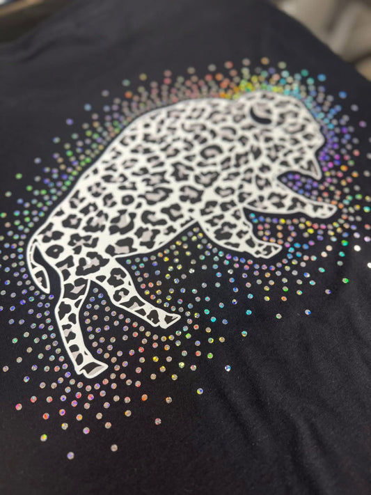 Leopard Buffalo With Sparkle