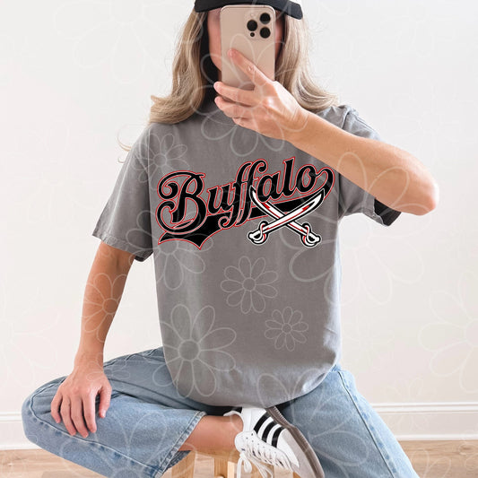 Buffalo Swords Red/Black