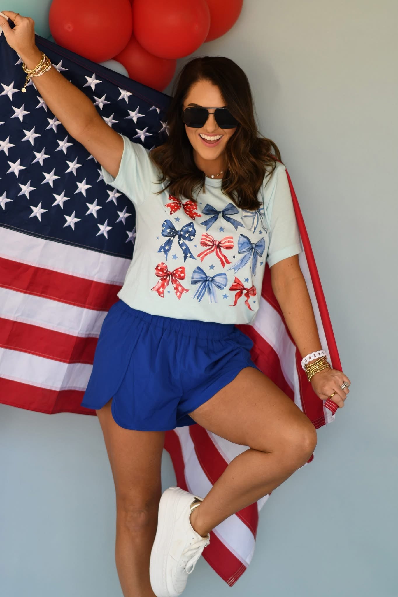 Red white & bows