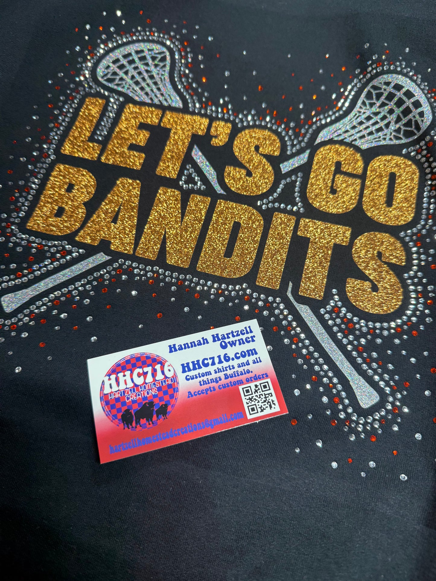 Let’s Go Bandits Rhinestone/Glitter