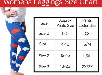 Buffalo All Over Print Leggings Adult