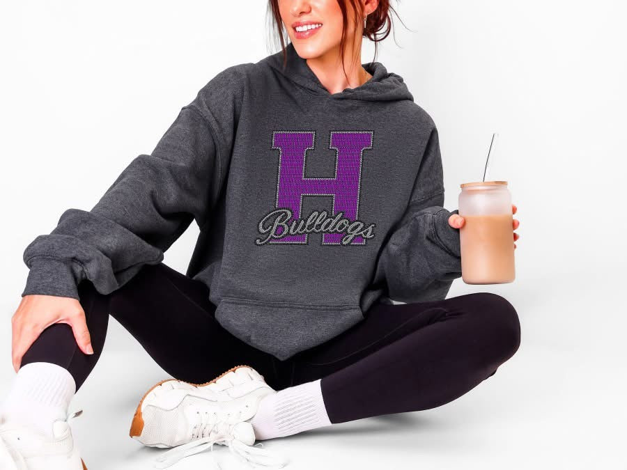 Hamburg Bulldogs Rhinestone