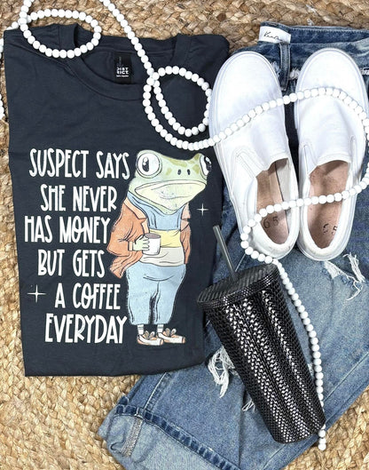 Suspect Never Has Money But Gets Coffee