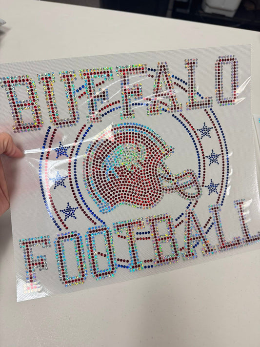 Buffalo Football Circle Sparkle