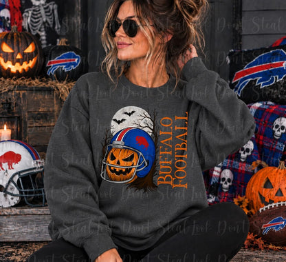 Buffalo Football Pumpkin
