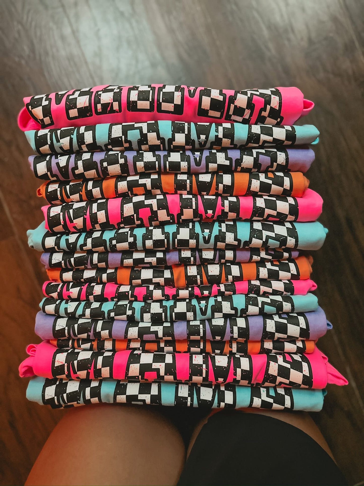 Neon Mama Checkered