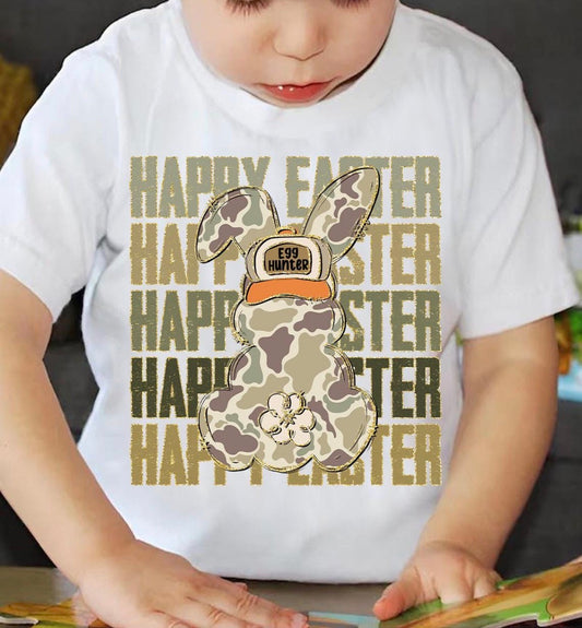 Happy Easter Green Camo