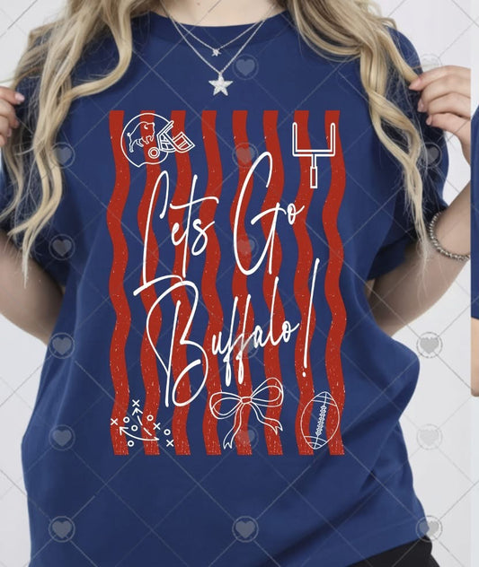 Buffalo Football Stripes