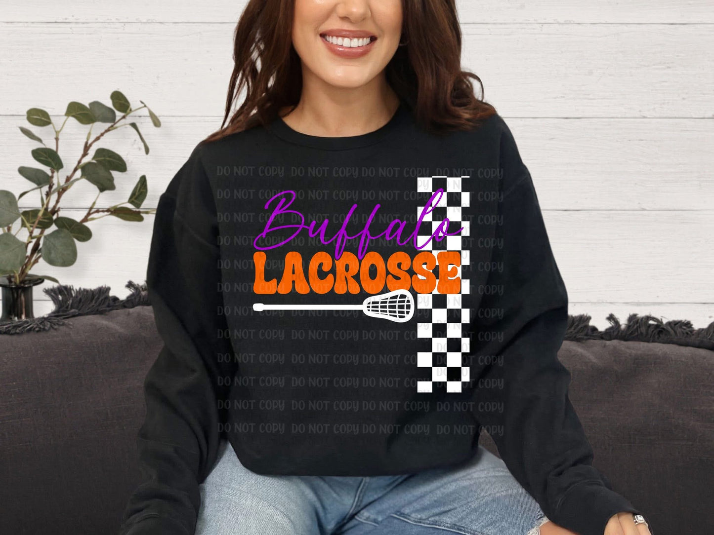 Buffalo Lacrosse Checkered