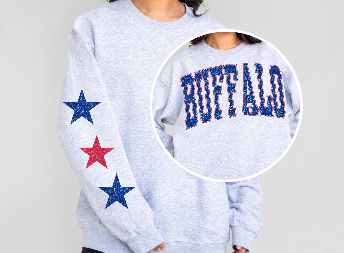 Buffalo With Stars On Sleeve