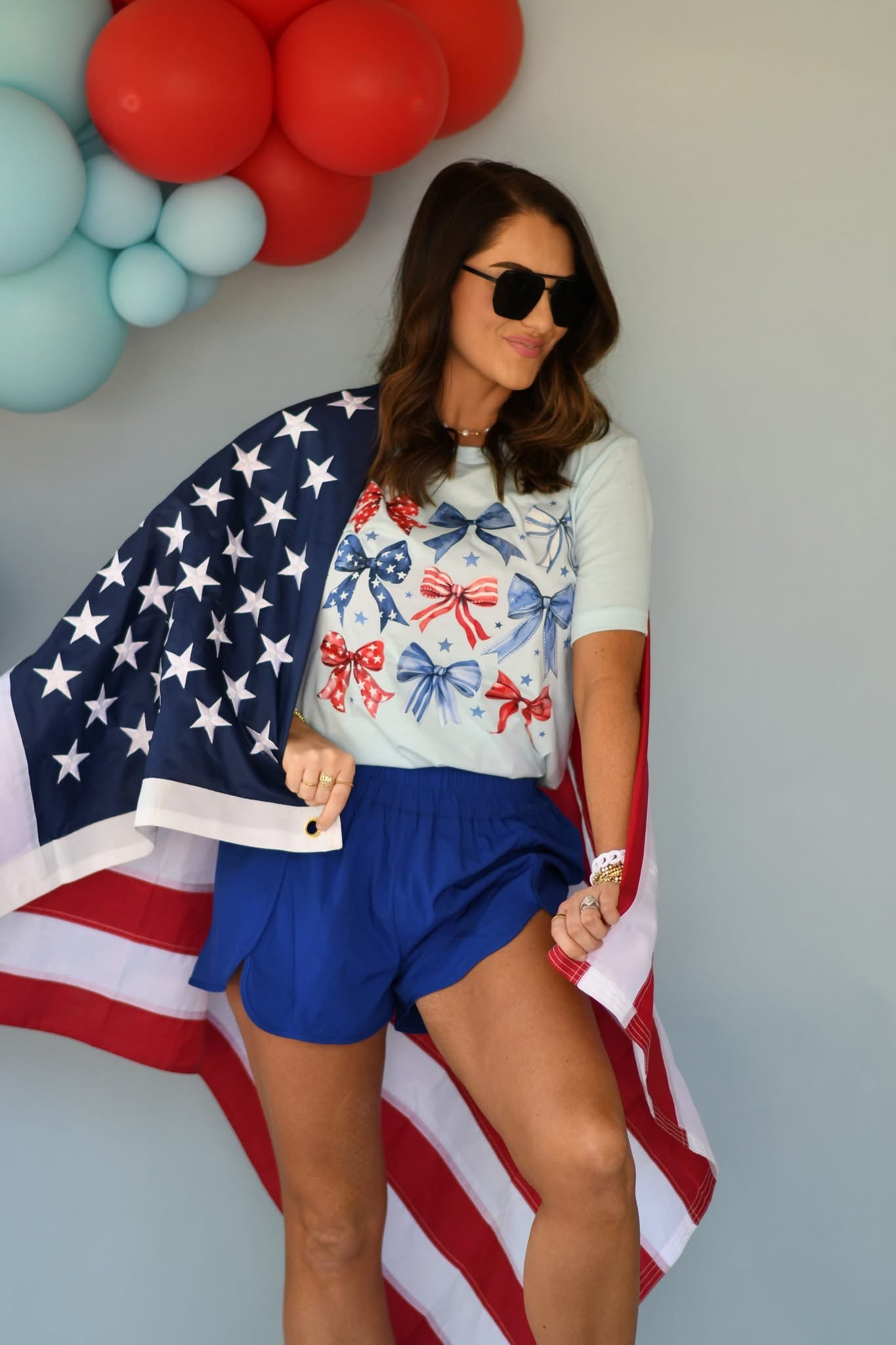 Red white & bows