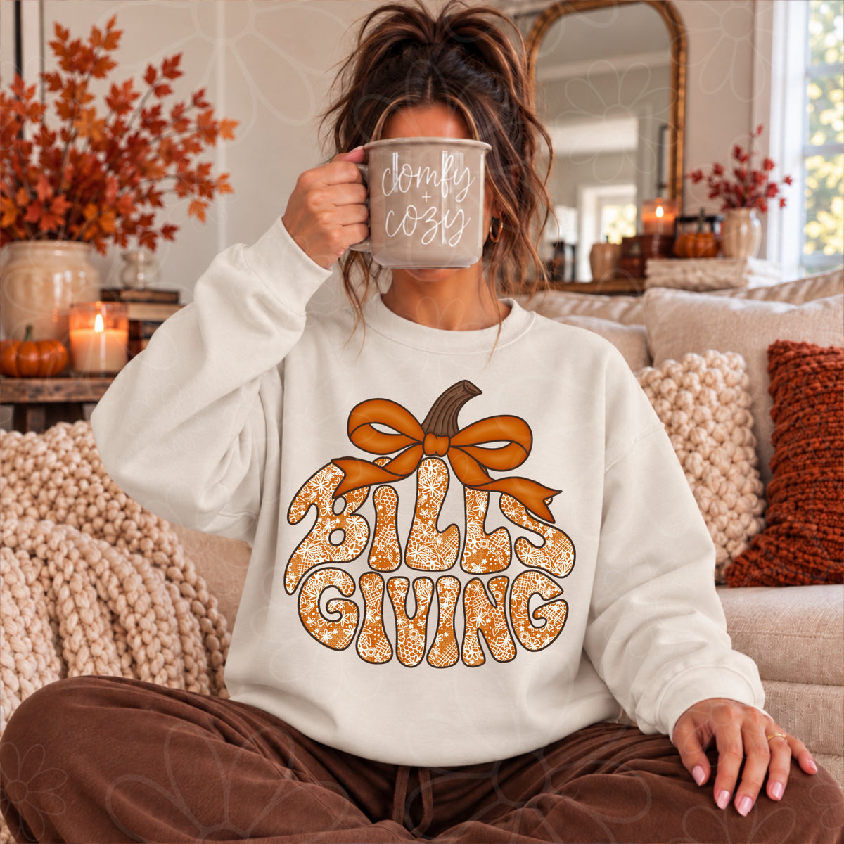 Billsgiving Orange Lace