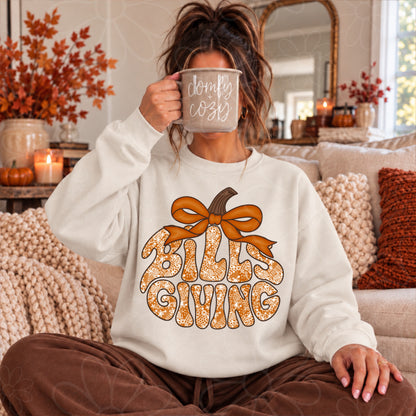 Billsgiving Orange Lace