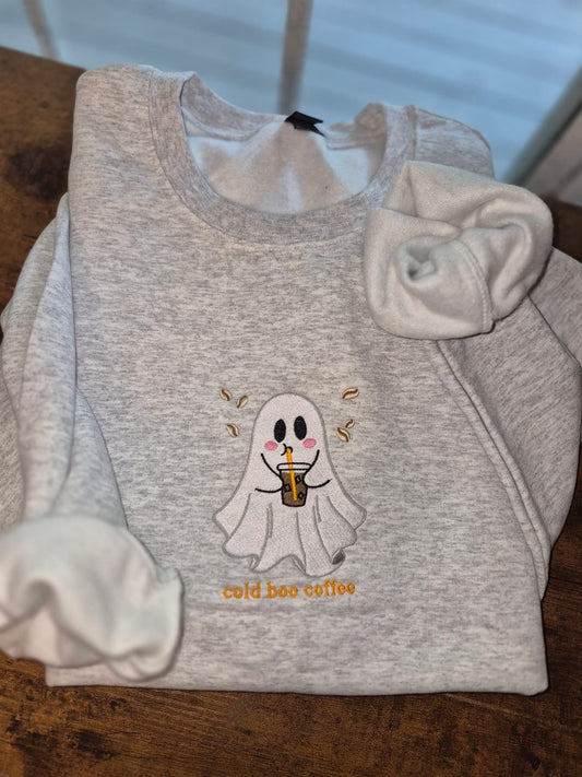Cold Boo Coffee Embroidered