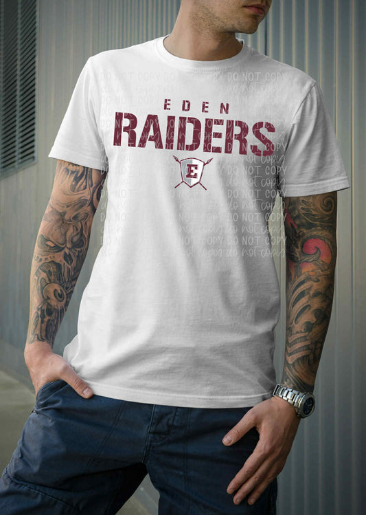 Eden Raiders Flag maroon