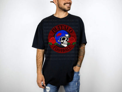 Buffalo Football Skull Helmet
