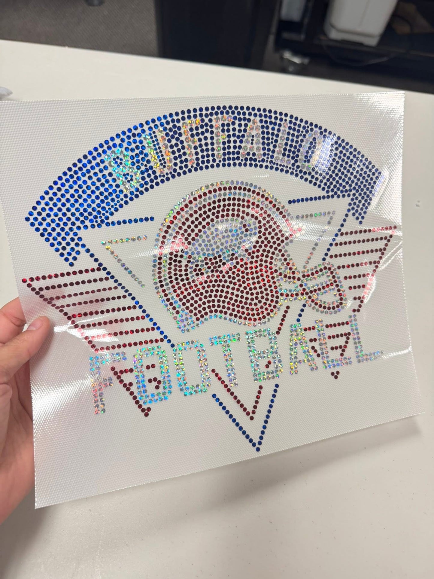 Buffalo Football Triangle Sparkle