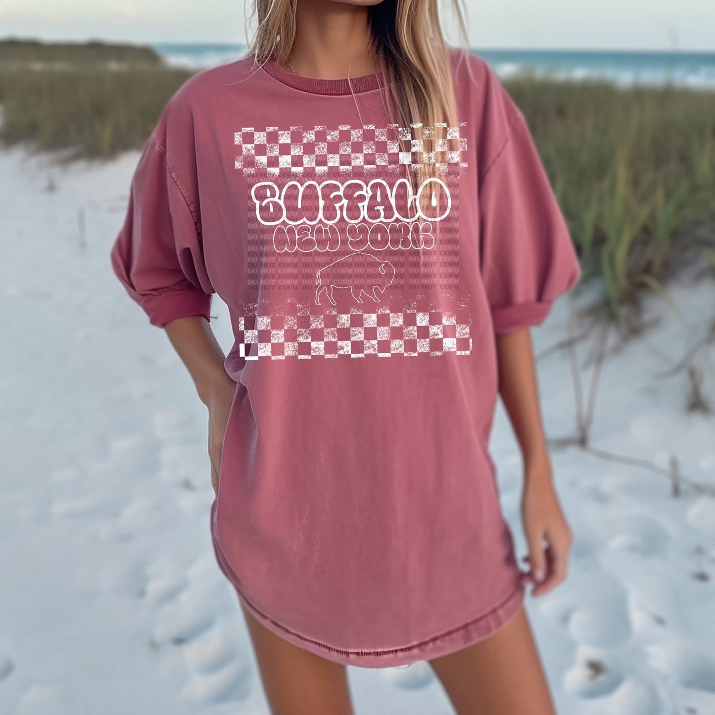 Buf NY checkered