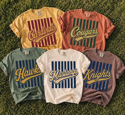 Custom Stripe School Spirit