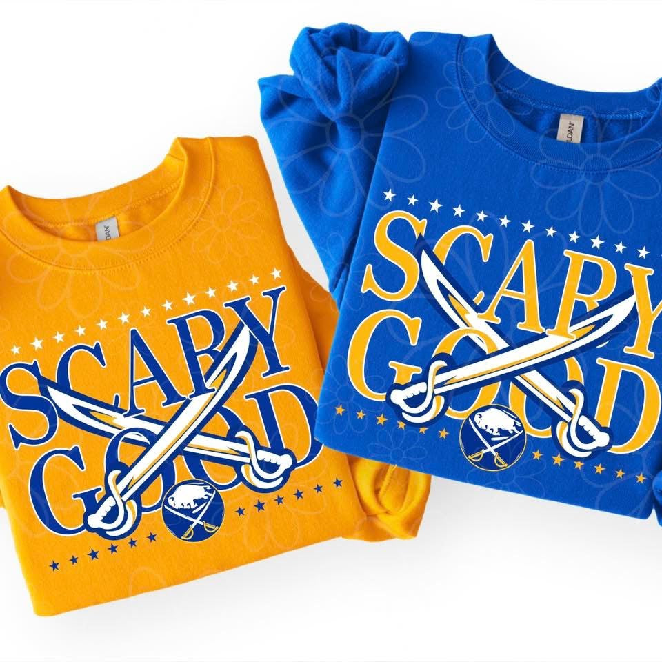 Scary Good Swords Yellow/Blue
