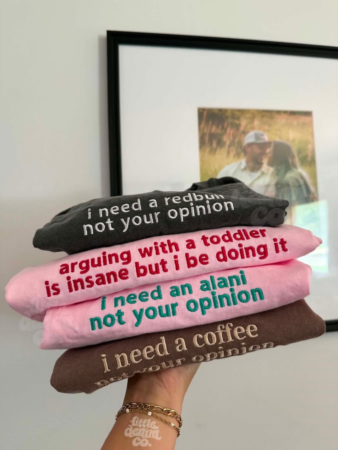 Embroidered Snarky Tee