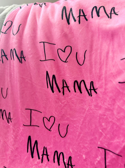 Handwritten Blankets (Upload Your Own Image!)