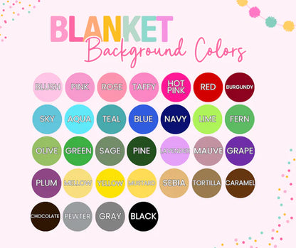Handwritten Blankets (Upload Your Own Image!)