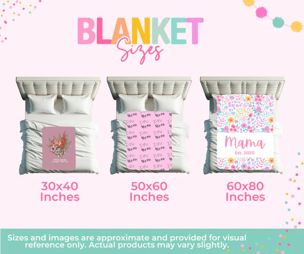 Handwritten Blankets (Upload Your Own Image!)