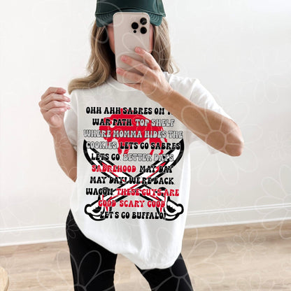 Famous Sayings Red/Black
