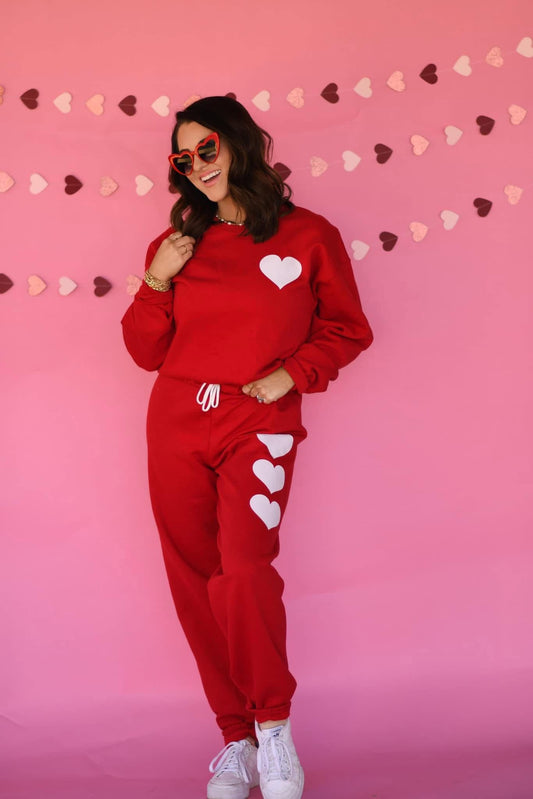 Vday Heart Joggers