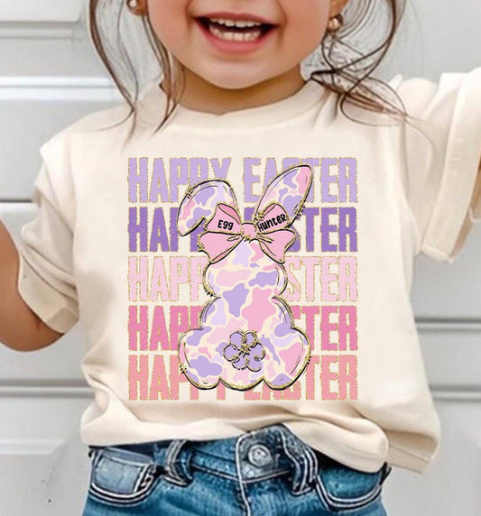 Happy Easter Purple Camo