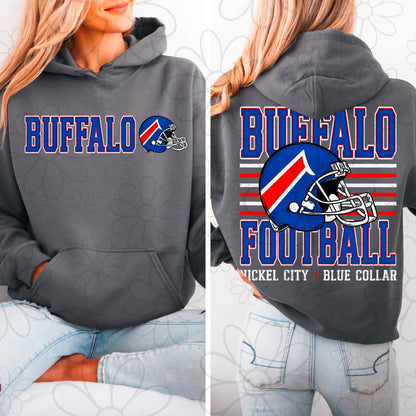 Buffalo Nickel City Blue Collar Front & Back