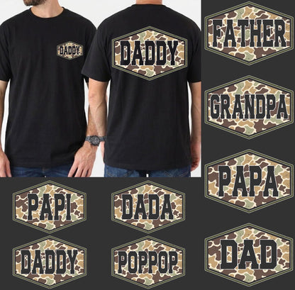 Fathers Day Name Tees
