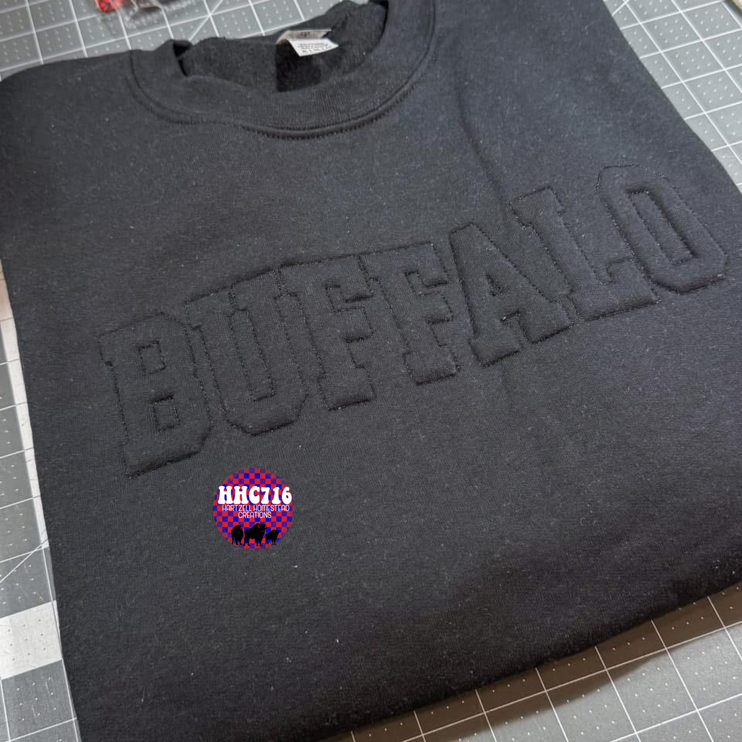 Buffalo embossed