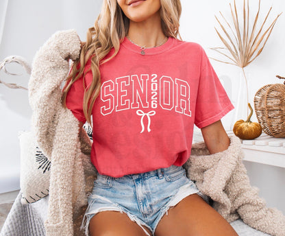 Senior With Bow