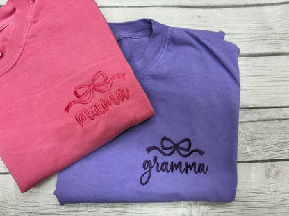 Custom Name Embroidered Tee